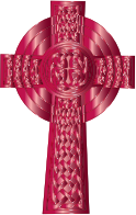 Ruby Celtic Cross