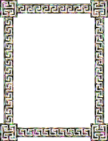 Greek key frame 8
