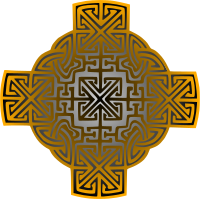 Celtic-inspired design (colour)