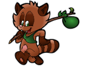 Happy Tanuki 2 (without background)