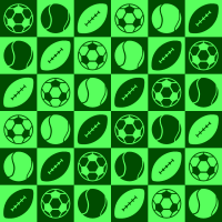 Sports ball pattern