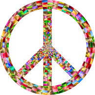 Prismatic Peace Sign 5