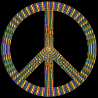 Prismatic Peace Sign 17