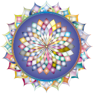 Prismatic Mandala Line Art 5