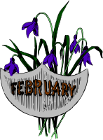 Illustrated months (February, colour)