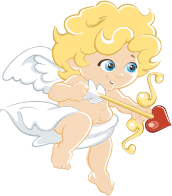Blonde Cartoon Cupid