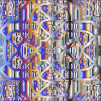 Chromatic Geometric Line Art 20
