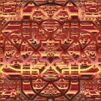 Chromatic Geometric Line Art 21