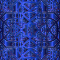 Chromatic Geometric Line Art 23