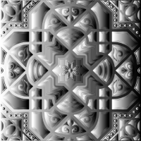 Chromatic Geometric Line Art 28