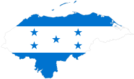 Honduras Map Flag