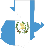 Guatemala Map Flag