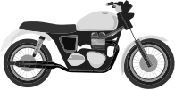 Grayscale Motorcycle