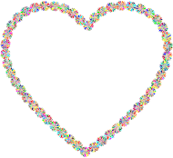 Prismatic Petals Heart 2