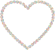 Prismatic Petals Heart 3