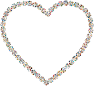 Prismatic Petals Heart 4