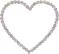 Prismatic Petals Heart 5