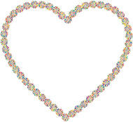 Prismatic Petals Heart 6