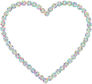 Prismatic Petals Heart 7