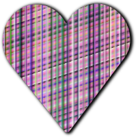 Patterned heart 3