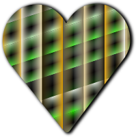Patterned heart 11