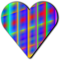 Patterned heart 12