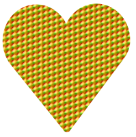 Patterned heart 13