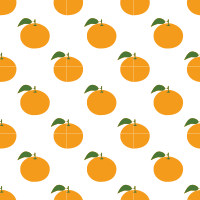 Orange-seamless pattern