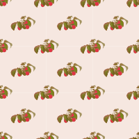 Raspberry-seamless pattern
