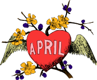 Illustrated months (April, colour)