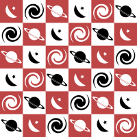 Space pattern 3 (3-colour)