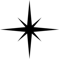 Simple star silhouette