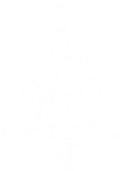 Starry Christmas Tree White No Background