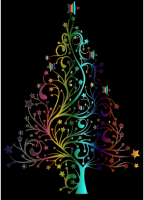 Starry Christmas Tree Prismatic