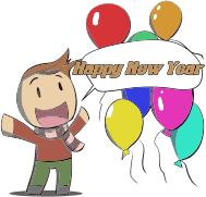 Happy New Year Man