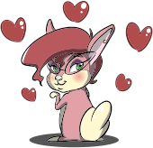 Female Bunny In Love