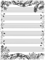 Decorative Writing Page