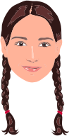 Braided Hair Girl Portrait
