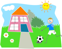 Boy Playing Soccer
