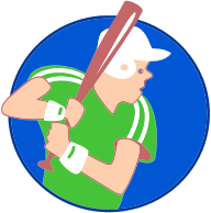 Baseball Boy Icon