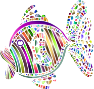Abstract Colorful Fish 3