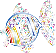 Abstract Colorful Fish 5