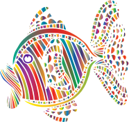 Abstract Colorful Fish 6