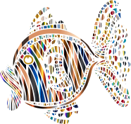 Abstract Colorful Fish 8