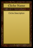 Risus brown card template