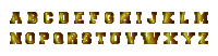 Dark Bronze Alphabet