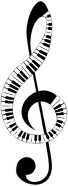Clef Keyboard Recreation With Stroke
