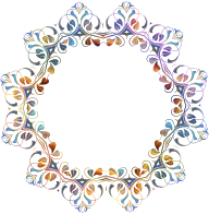 Floral Flourish Frame 23