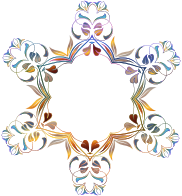 Floral Flourish Frame 24