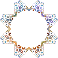 Floral Flourish Frame 25